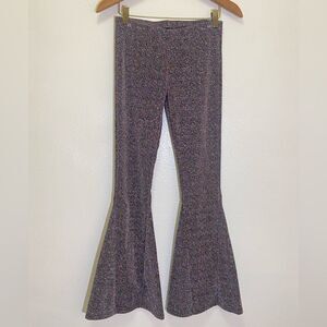 Drifter - Extreme Flare Metallic Multicolor Shimmery Bell Pants - size S